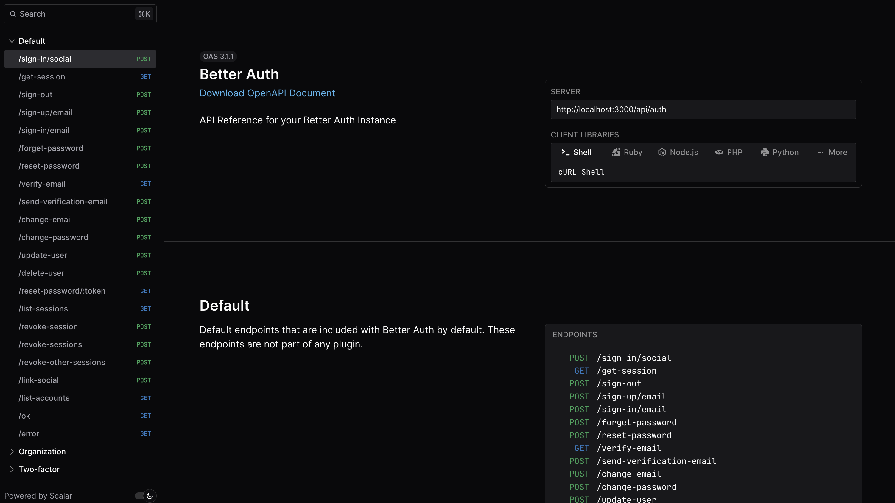 Open API参考文档